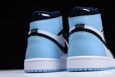 UNC   Leather Patent Air Chill 5415 Jordan Trendsetting CD0461- 1 Blue 336 0630